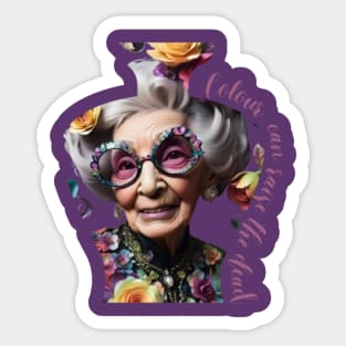 Iris Apfel fashionista Sticker